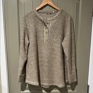 SOFT SURROUNDINGS Textured Pullover Sz L